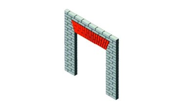 Flat Guaged Arch 3D